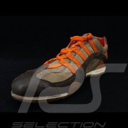Sneaker / basket shoes Style race driver Brown / orange - men