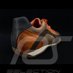 Sneaker / Basket Schuhe Style Rennfahrer Braun / orange - Herren