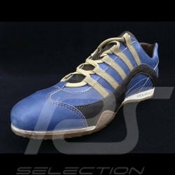 Chaussure Sport sneaker / basket Style pilote Bleu Pacifique / marron V2 - homme