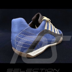 Sneaker / basket shoes Style race driver Pacific blue / brown V2 - men