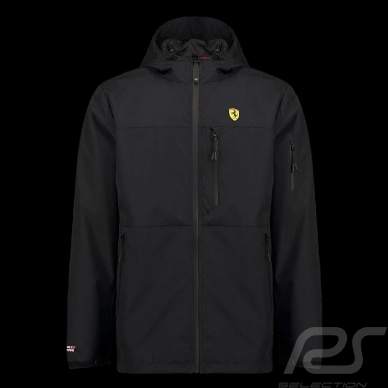 Veste Ferrari de pluie Noir Collection Scuderia Ferrari Official Rain jacket regenjacke homme men herren