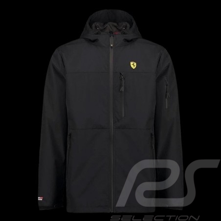 Scuderia Ferrari Formula 1 Mens Black rain Jacket