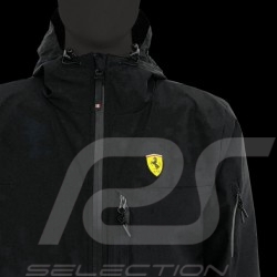 Ferrari Rain Jacket Black Scuderia Ferrari Official Collection - men