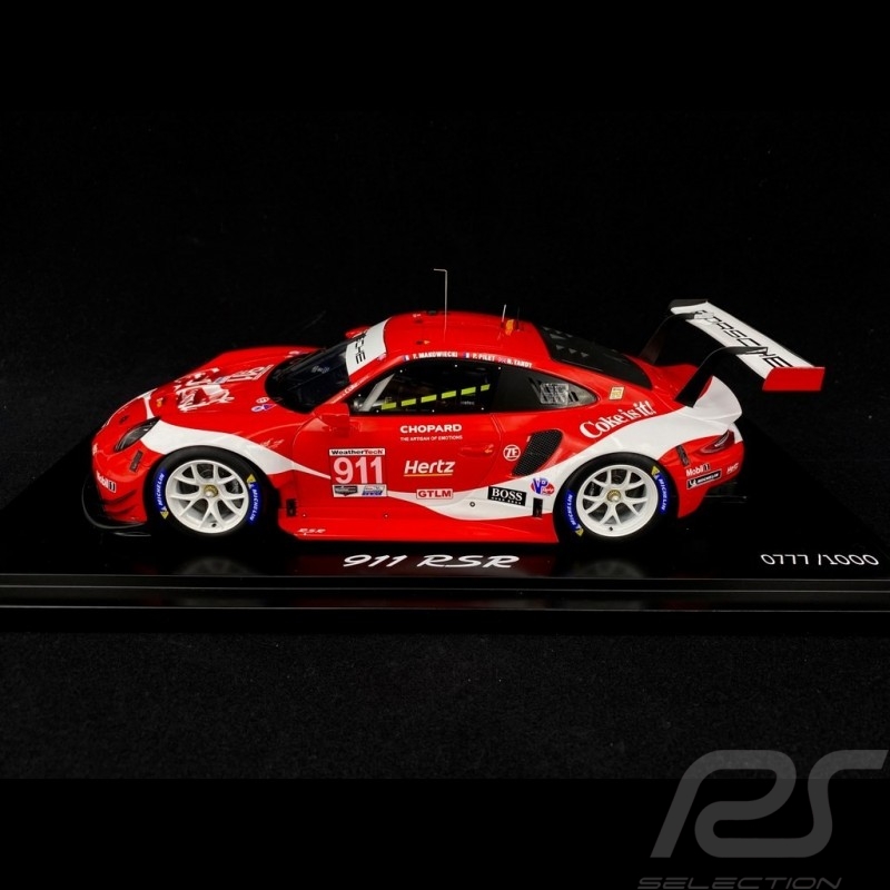 Porsche 911 typ 991 GT3 RSR 2019 n° 911 Coca-Cola Petit Le Mans 2019 1/18 Spark WAP0219300MCCL