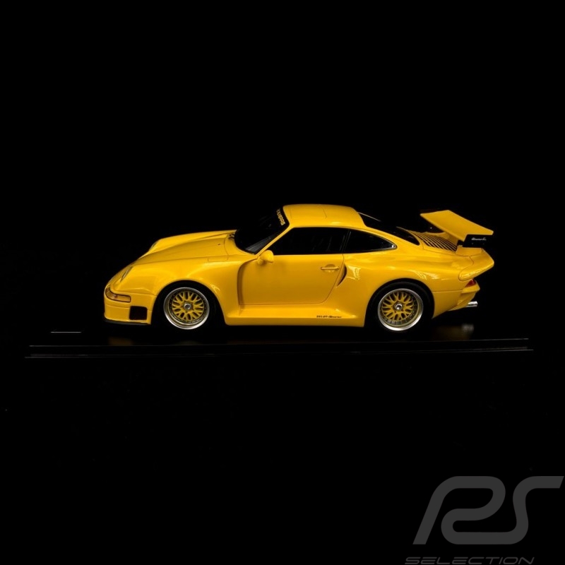 Porsche 911 GT1 Almeras Type 993 jaune yellow Gelb 1/18 KESS KE18004B