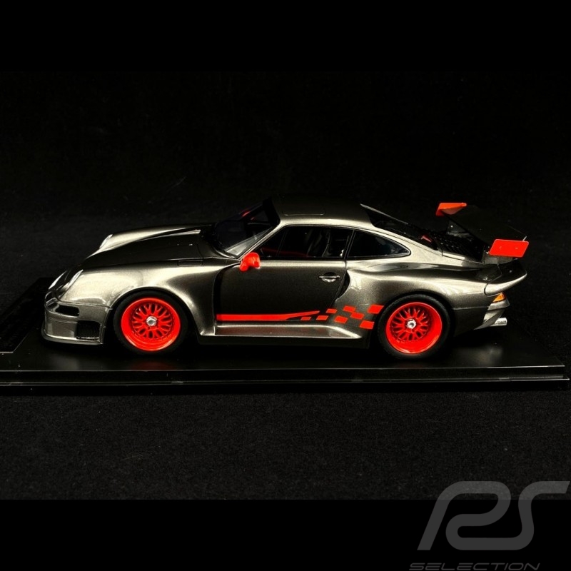 Porsche 911 GT1 Almeras Type 993 gris / rouge 1/18 KESS KE18004C