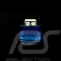 Porsche 911 Turbo SE 1988 Cabriolet Flatnose Bleu 1/43 Autocult ATC60045