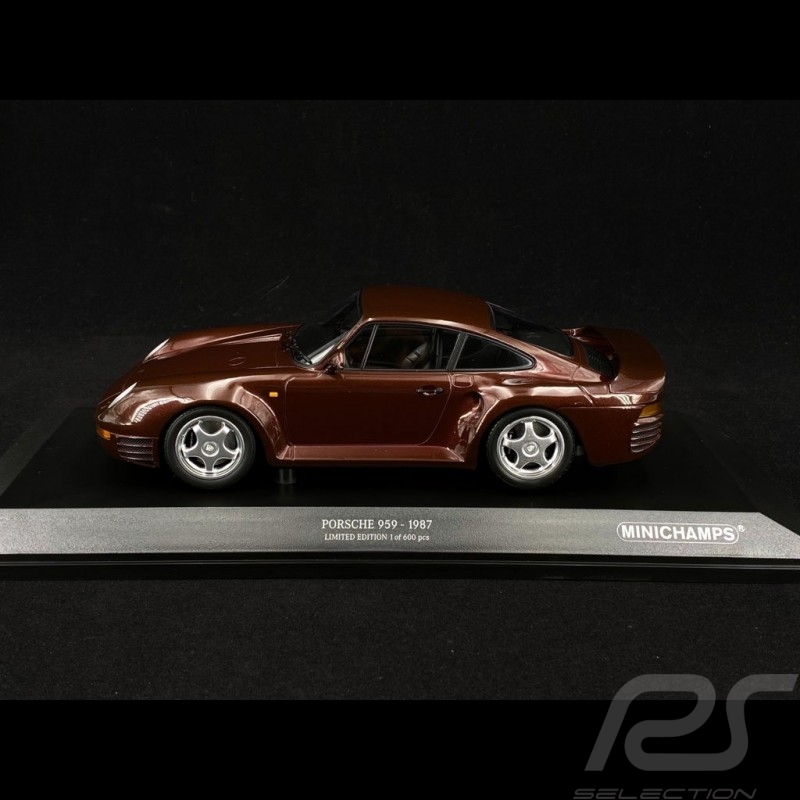 Porsche 959 1987 dunkelrot metallic 1/18 Minichamps 155066204