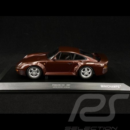 Porsche 959 1987 dark red metallic 1/18 Minichamps 155066204
