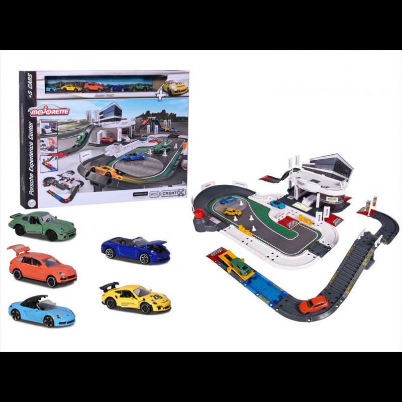 Pista de masini Majorette Creatix Porsche Experience Center cu 5
