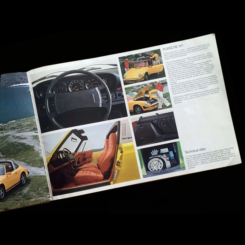 Porsche Brochure Porsche Range 1977 in english