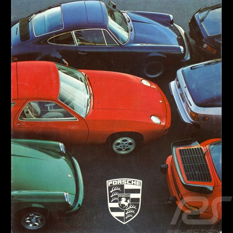 Porsche Broschüre Porsche Bereich 1978 in Französich