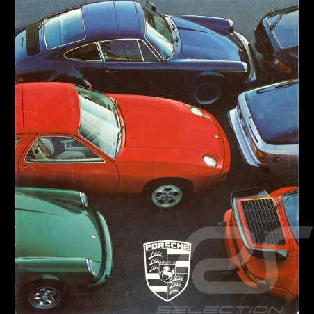 Porsche Broschüre Porsche Bereich 1978 in Französich