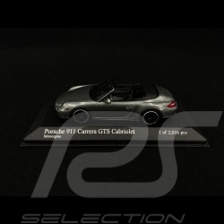 Porsche 997 Carrera GTS Cabriolet 2011 gris 1/43 Minichamps 410060130