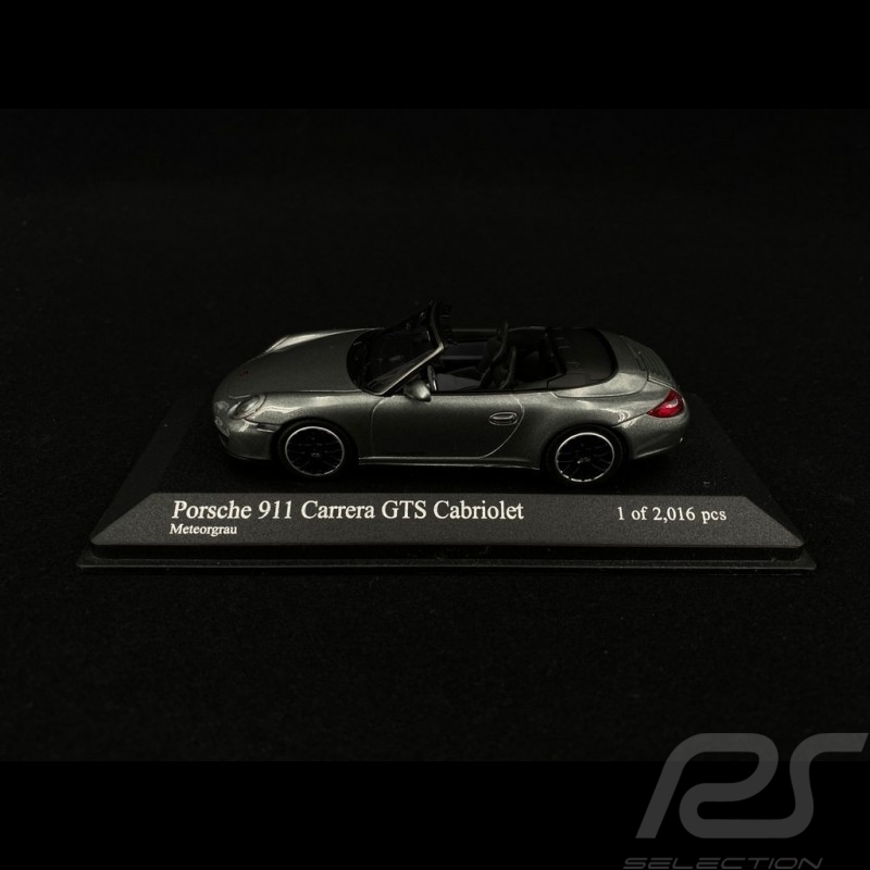 Porsche 997 Carrera GTS Cabriolet 2011 gris 1/43 Minichamps 410060130