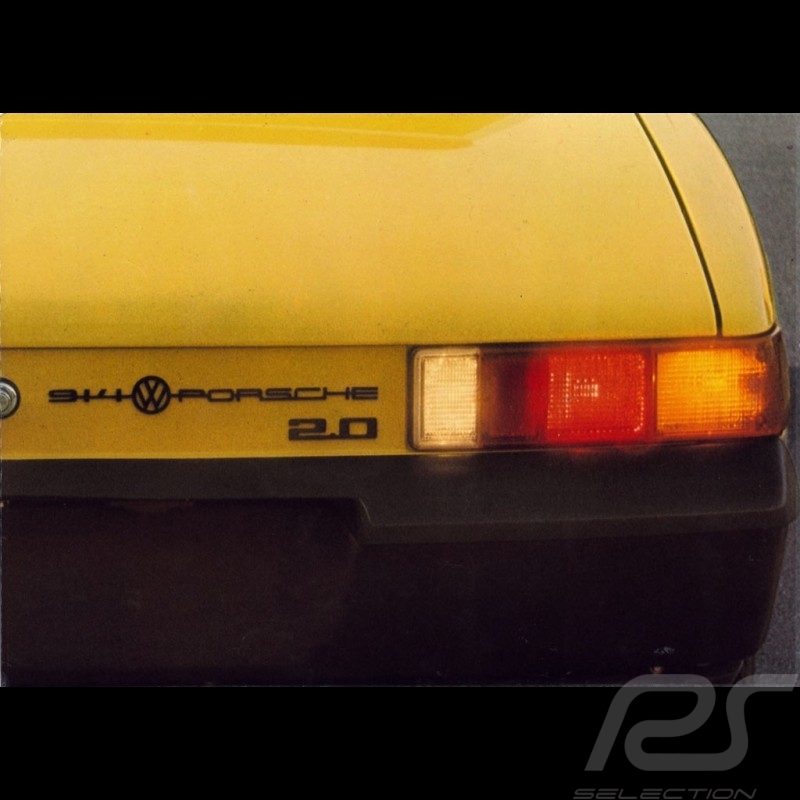 Brochure Porsche  914 1974 en allemand