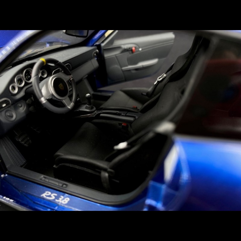 Norev 187568 – Porsche 911 GT3 RS 2010 Bleue, échelle 1/18, Miniature Occasion Comme Neuve