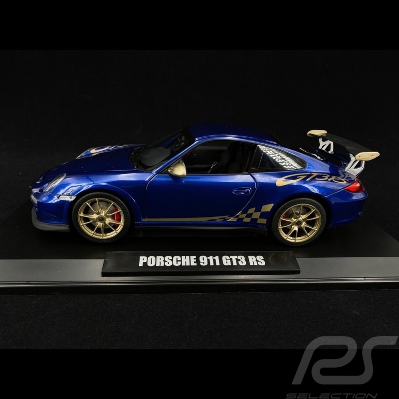 Porsche 911 GT3 RS typ 997 2010 aquablue 1/18 Norev 187568