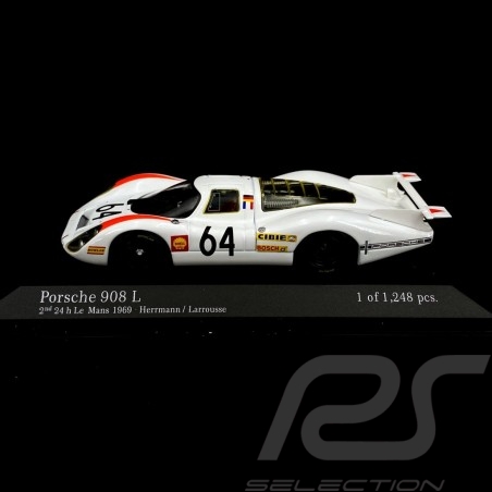 Porsche 908 LH Le Mans 1969 n° 64 1/43 Minichamps 400696864