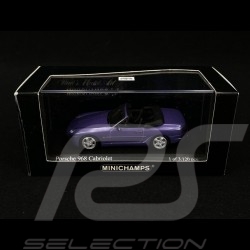 Porsche 968 Cabriolet 1994 Purple 1/43 Minichamps 400062331