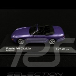 Porsche 968 Cabriolet 1994 Pourpre 1/43 Minichamps 400062331