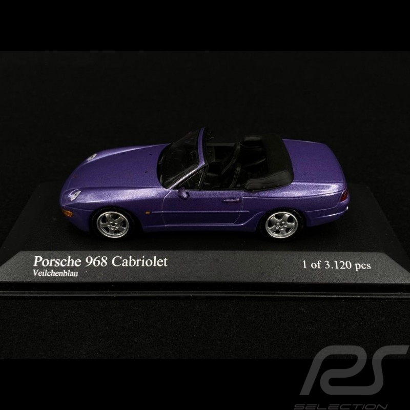 Porsche 968 Cabriolet 1994 Purple 1/43 Minichamps 400062331