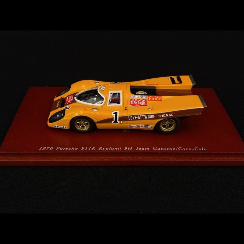 Maquette Spark 1:64 Porsche 917K Coca-Cola #1 - Kyalami 1970, Pilotes Attwood/Love, Modèle COKE077 Neuf