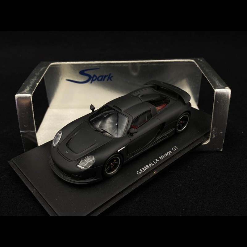 Porsche Gemballa Mirage GT matte black 1/43 Spark S0721