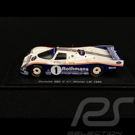 Porsche 962 C Rothmans Vainqueur Le Mans 1986 N° 1 1/43 Spark S0923