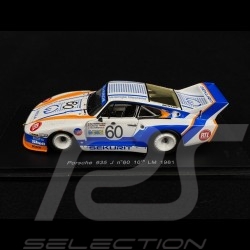 Porsche 935 J n° 60 Platz 10 Le Mans 1981 1/43 Spark S2024
