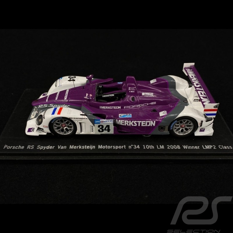 Porsche RS Spyder Evo Sieger Le Mans 2008 n° 34 1/43 Spark S1482