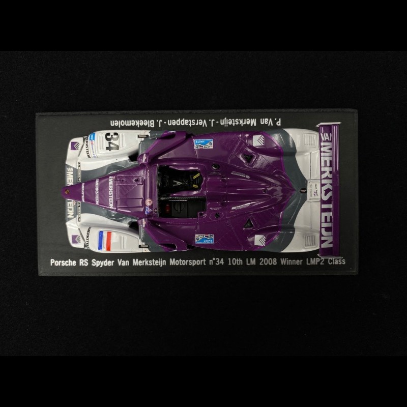 Porsche RS Spyder Evo Winner Le Mans 2008 n° 34 1/43 Spark S1482