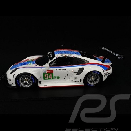 Porsche 911 RSR type 991 n° 94 Brumos Le Mans 2019 1/18 Spark 18S437