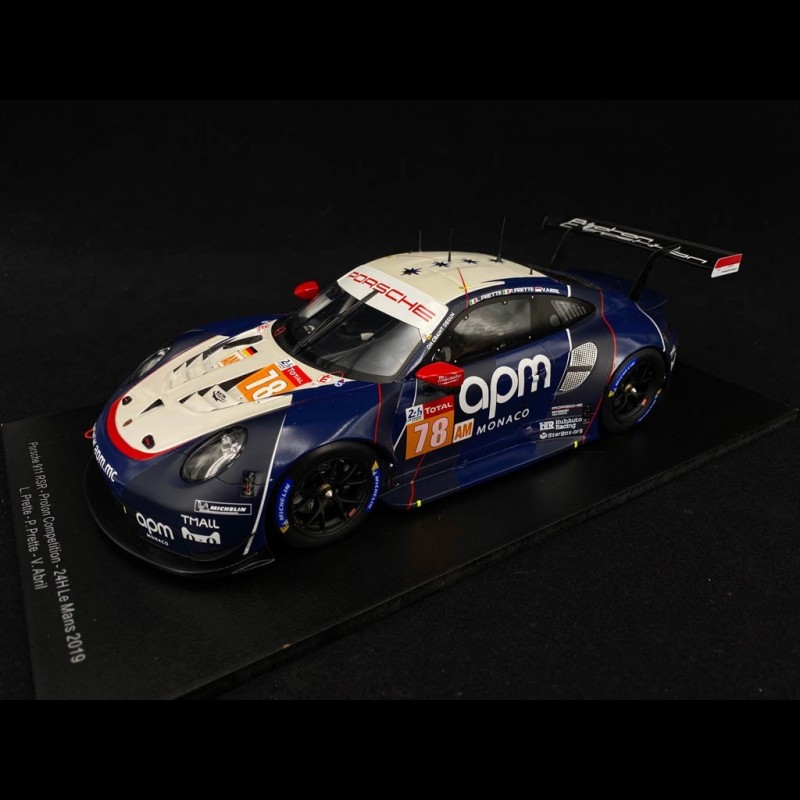 Porsche 911 RSR type 991 n° 78 Proton racing Le Mans 2019 1/18