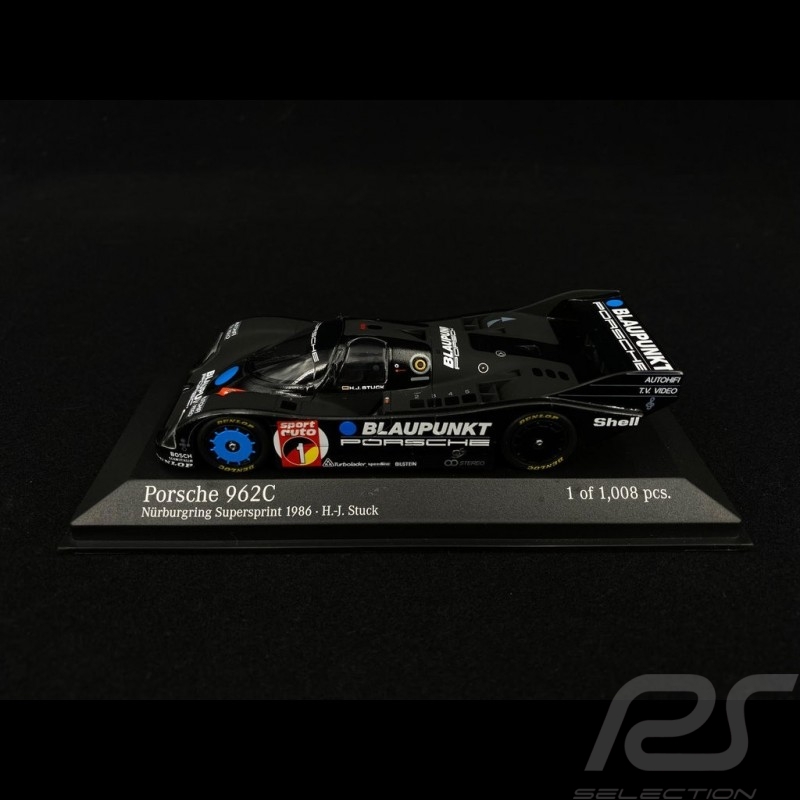 Porsche 962 C n° 1 Blaupunkt Vainqueur ADAC Supercup Nürburgring 1986 1/43 Minichamps 400866801
