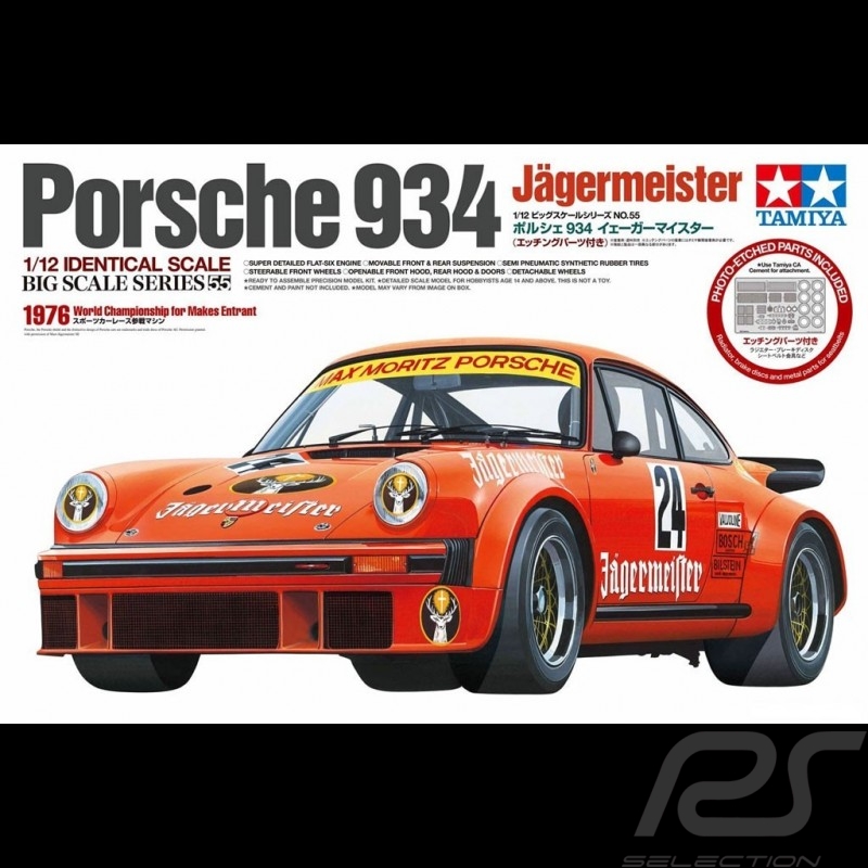 Porsche Modellbau 934 Turbo RSR Jägermeister 1/12 Tamiya 12055