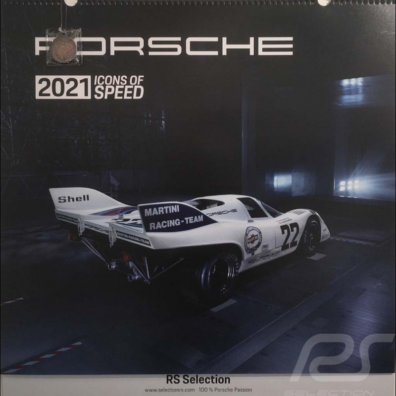 Porsche 2021 Icons of Speed calendar Porsche Design WAP0922160MGBL
