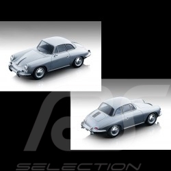 Preorder Porsche 356 Karmann Hardtop 1961 silver grey 1/18 Tecnomodel TM18