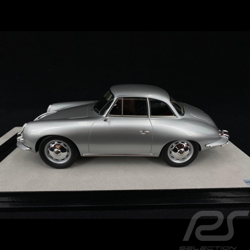 Vorbestellung Porsche 356 Karmann Hardtop 1961 Silbergrau 1/18 Tecnomodel TM18