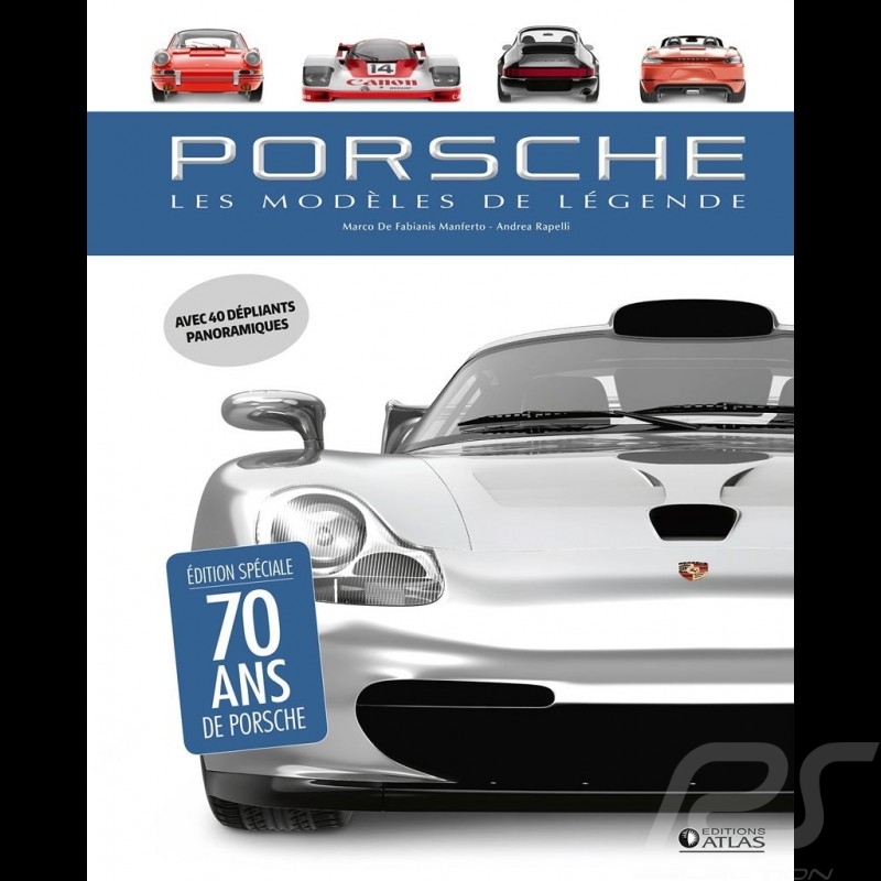 Livre Book Buch Porsche les modèles de légende - Edition spéciale 70 ans de Porsche