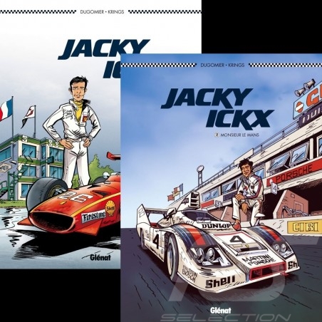 Duo Book Comic Jacky Ickx - Volume 1 & 2 - french