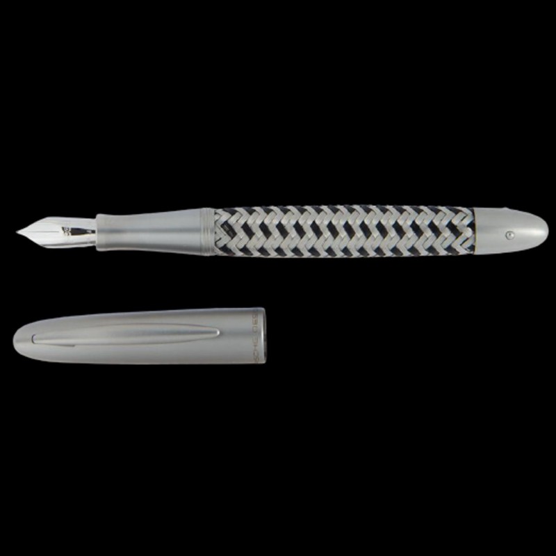 Porsche Design Fountain Pen Tec Flex Steel Gold nib M size