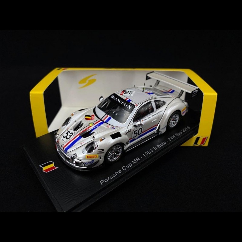 Porsche 911 Cup MR type 991 1969 Tribute Spa 2019 1/43 Spark SB276