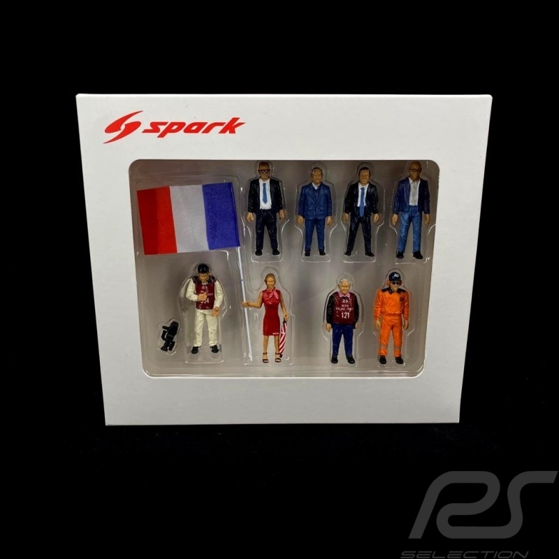 Set figurines diorama Le Mans 2018 1/43 Spark 43AC014