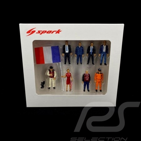 Diorama figurines set Le Mans 2018 1/43 Spark 43AC014