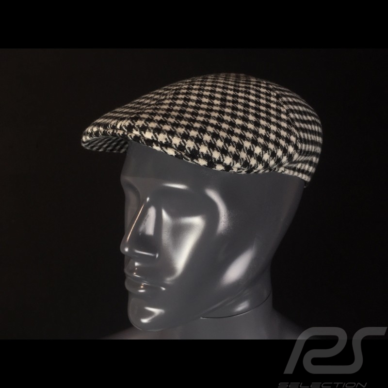 Pepita hat Classic flat cap 100% Wool Premium quality