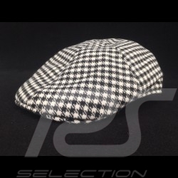 Casquette Hat Cap Kappe Pepita Classique plate 100% Laine Qualité Premium