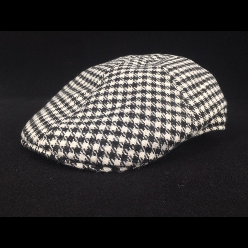 Béret En Cuir 100% Pur, Fait Main En Italie - Taille 57 - Noir, élégant Et Décontracté