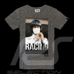 T-shirt Steve McQueen Racing Le Mans Gris foncé - homme