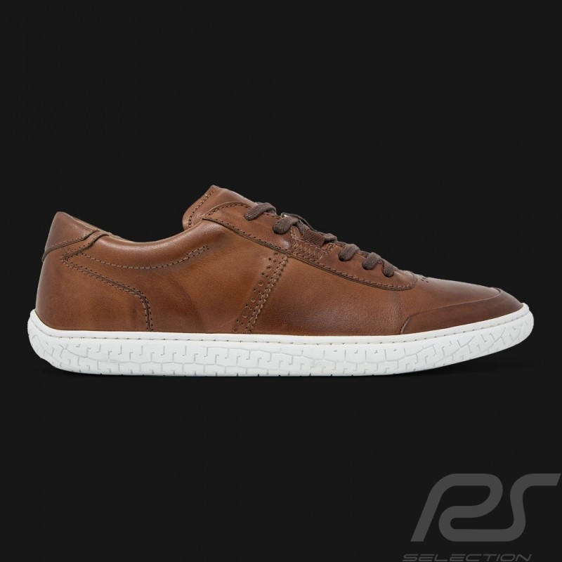 Sneaker Sport Fahrschuh Braun Leder - Herren